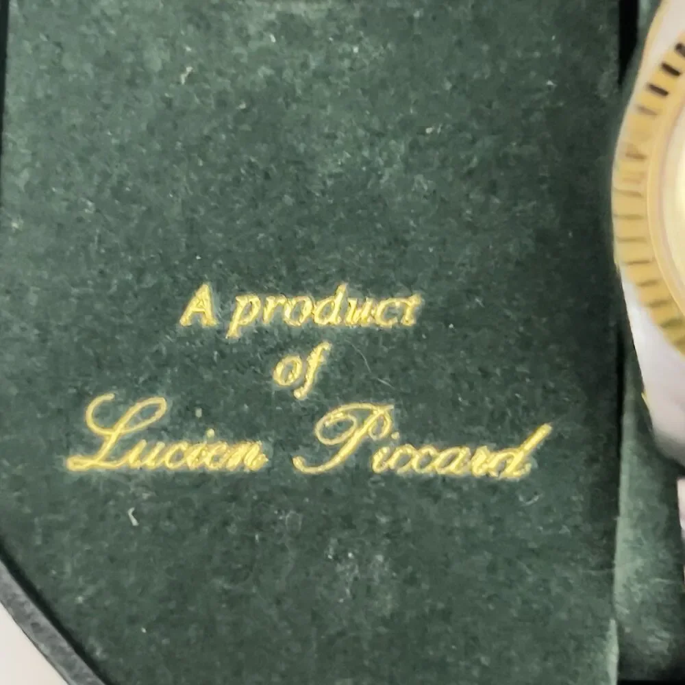 Vintage Dufonte Lucien Piccard Womens Quartz Watch Gold/Silver Tone NIB w/ COA